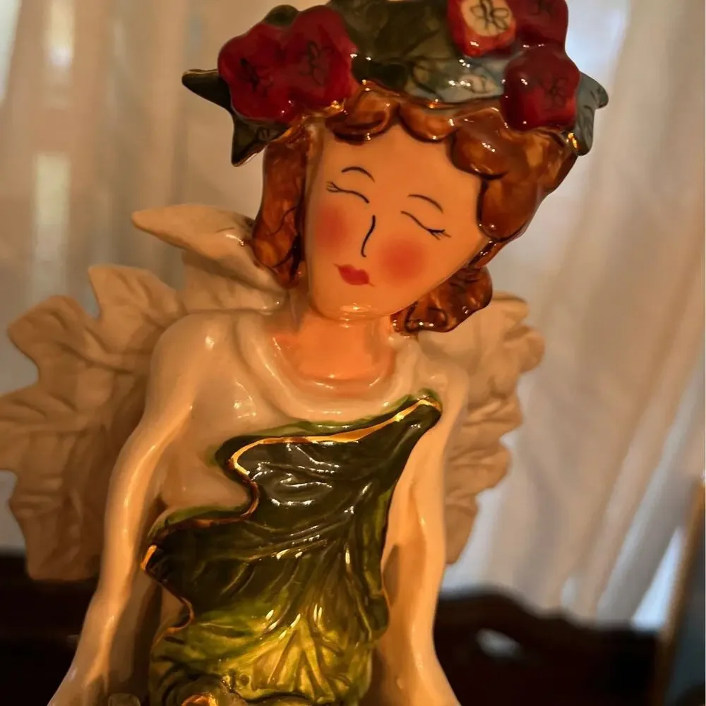 Angel Statue Double Tea-lite holder.